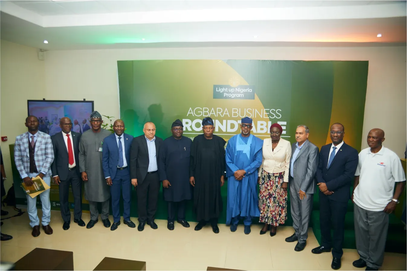 Mycron team at Agbara Business Roundtable